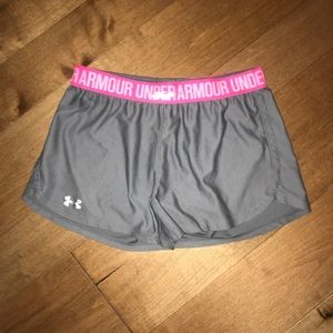 Under Armour shorts!